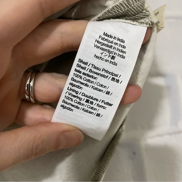 Madewell | NWT. Quilted Flannel Mini Skirt in Gingham Check - Picture 10 of 11